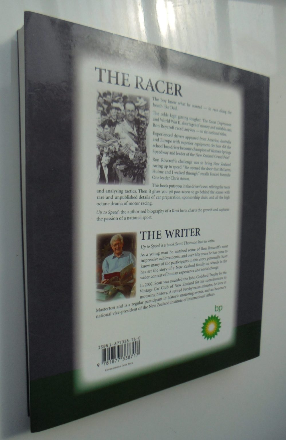 Up to Speed The Roycroft Years in New Zealand Racing By Scott Thomson. 2006, First Edition. VERY SCARCE.