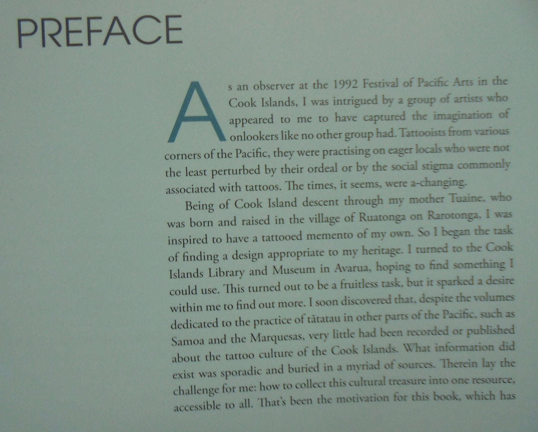 Patterns of the Past Tattoo Revival in the Cook Islands By Therese Mangos, John Utanga, Kirsty Griffin (Photographs by).