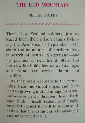 The Red Mountain by Peter Bates. New Zealand novel.