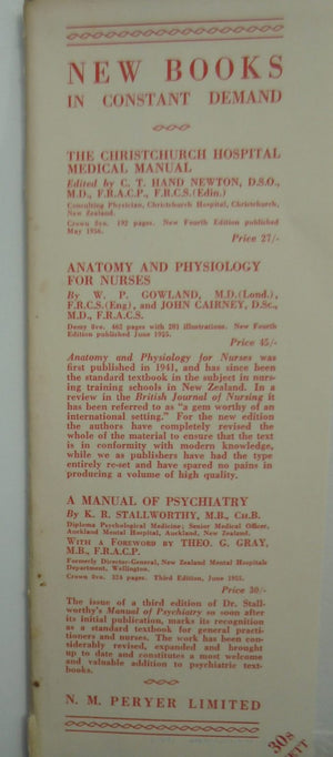 My Story Memoirs of a New Zealand Nurse by Mary Lambie.