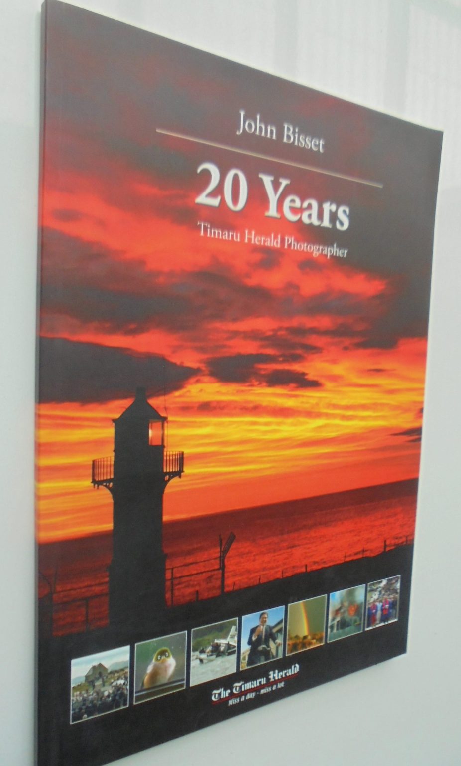 20 years Timaru Herald Photographer. SIGNED by author John Bisset.