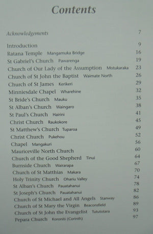 Worship in the Wilderness Early Country Churches of New Zealand by Geoffrey Thornton.