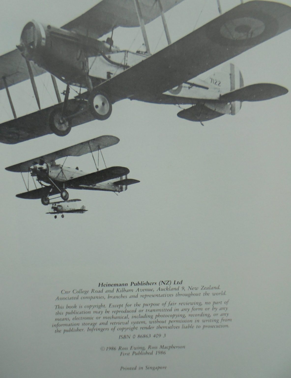 The History of New Zealand Aviation by Ross Ewing.