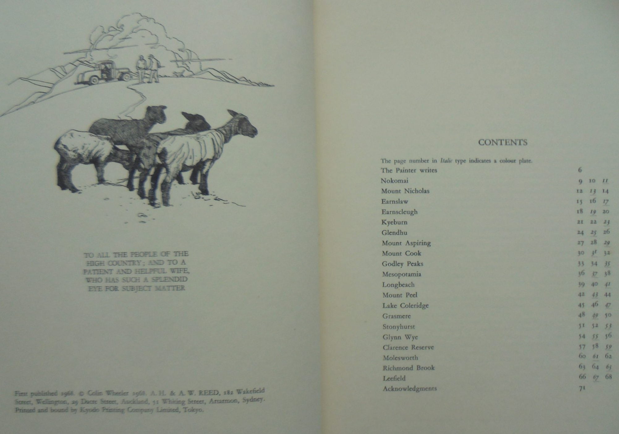 Historic Sheep Stations of the South Island by Colin Wheeler.