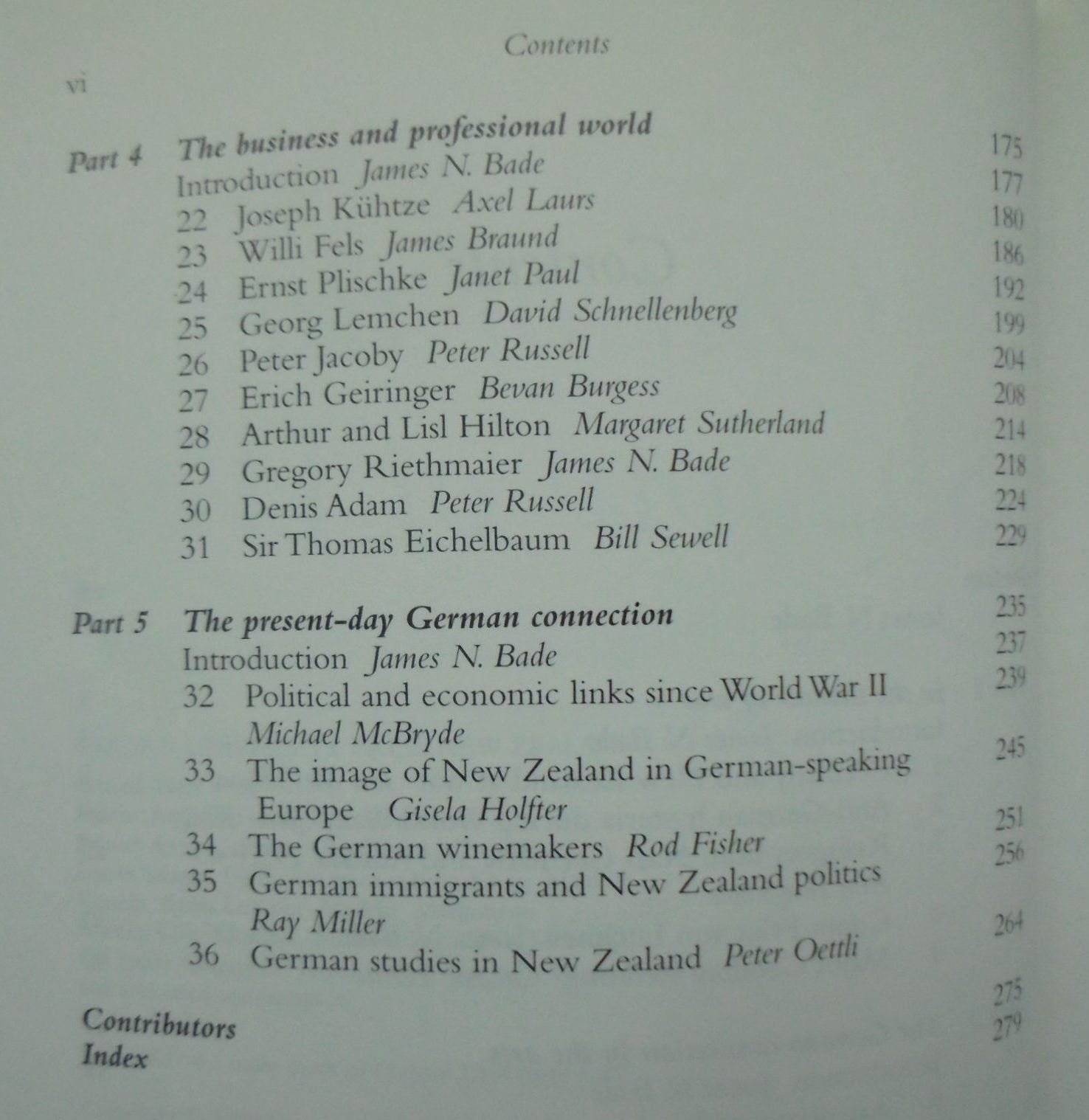 Out of the Shadow of War The German Connection with New Zealand in the Twentieth Century By James N. Bade.