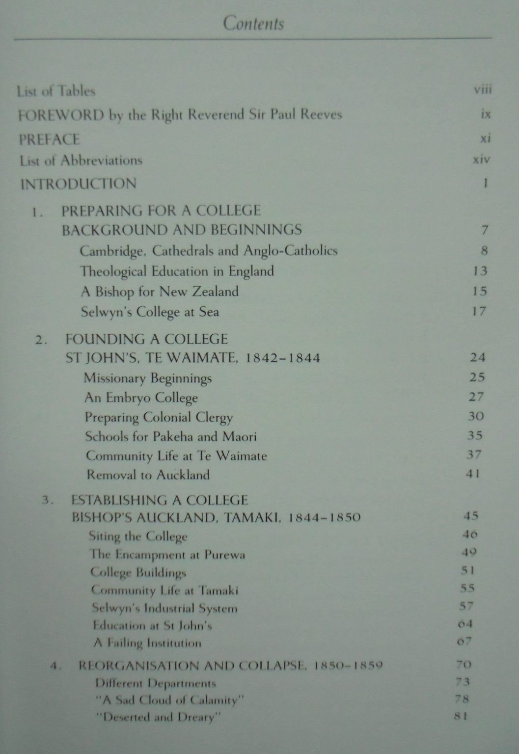 Selwyn's Legacy The College of St John the Evangelist, Te Waimate and Auckland, 1843-1992 : a history. by Allan K Davidson.