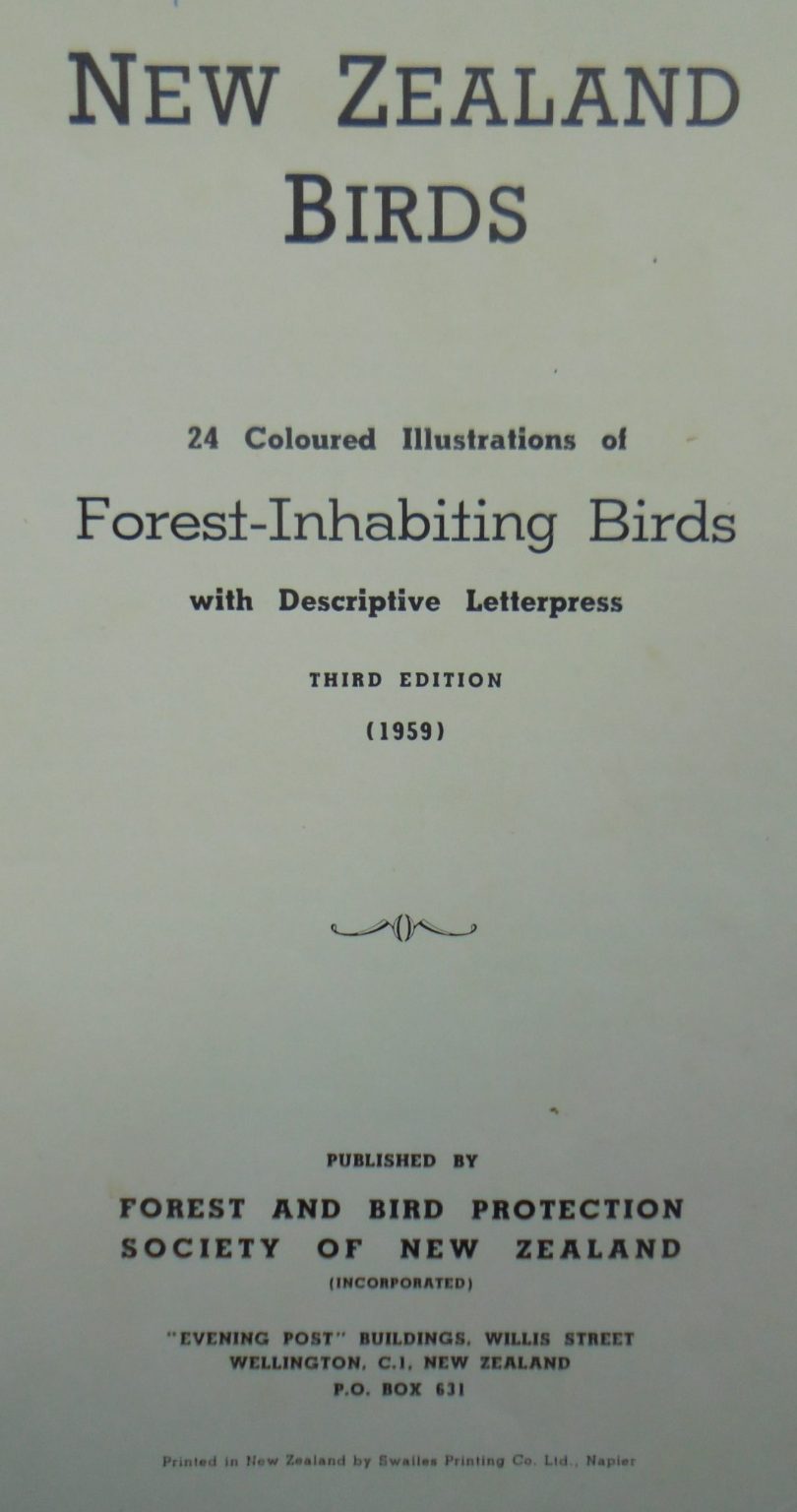 New Zealand Forest-Inhabiting Birds