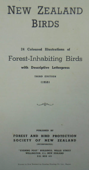 New Zealand Forest-Inhabiting Birds