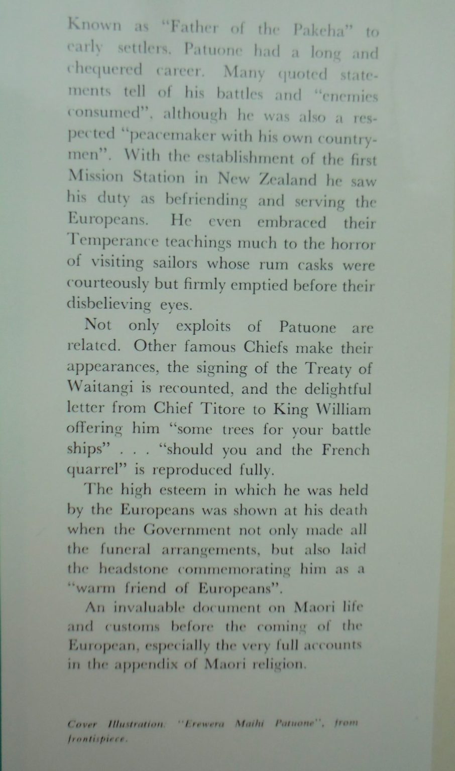 The Life and Times of Patuone: The Celebrated Ngapuhi Chief by C O Davis. SCARCE.