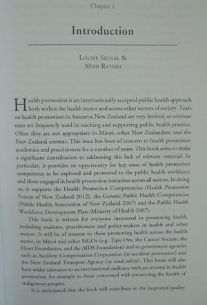 Promoting Health in Aotearoa New Zealand By Louise Signal (Edited by), Miho Kawasaki (Edited by), Mihi Ratima (Edited by).