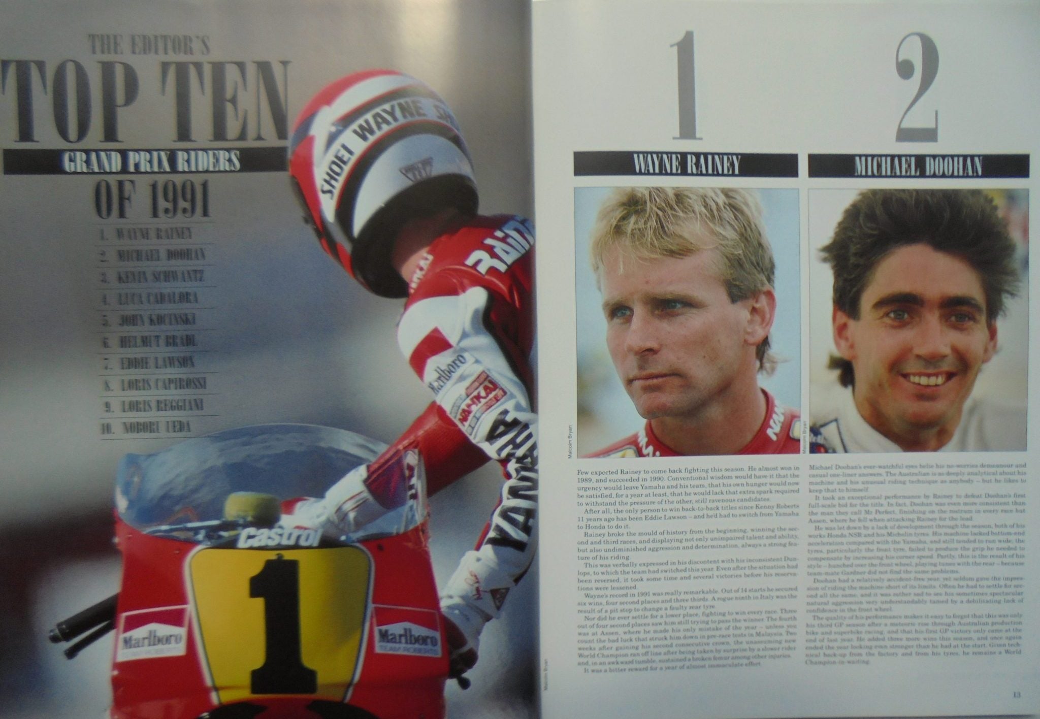 Motocourse: The World's Leading Grand Prix Annual, 1991-92.