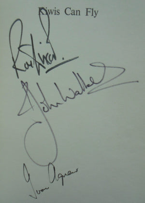 Kiwis Can Fly by Ivan Agnew. SIGNED by JOHN WALKER, ROD DIXON, and author IVAN AGNEW.