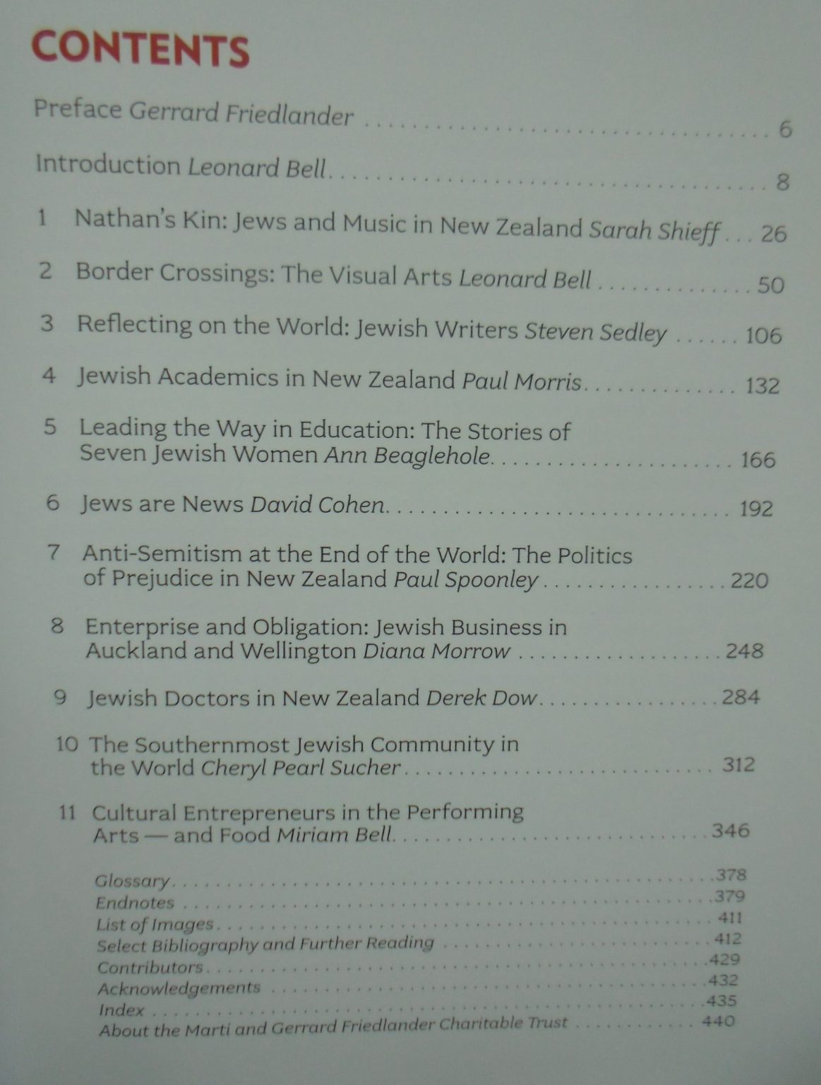 Jewish Lives in New Zealand A History By Leonard Bell, Diana Morrow.