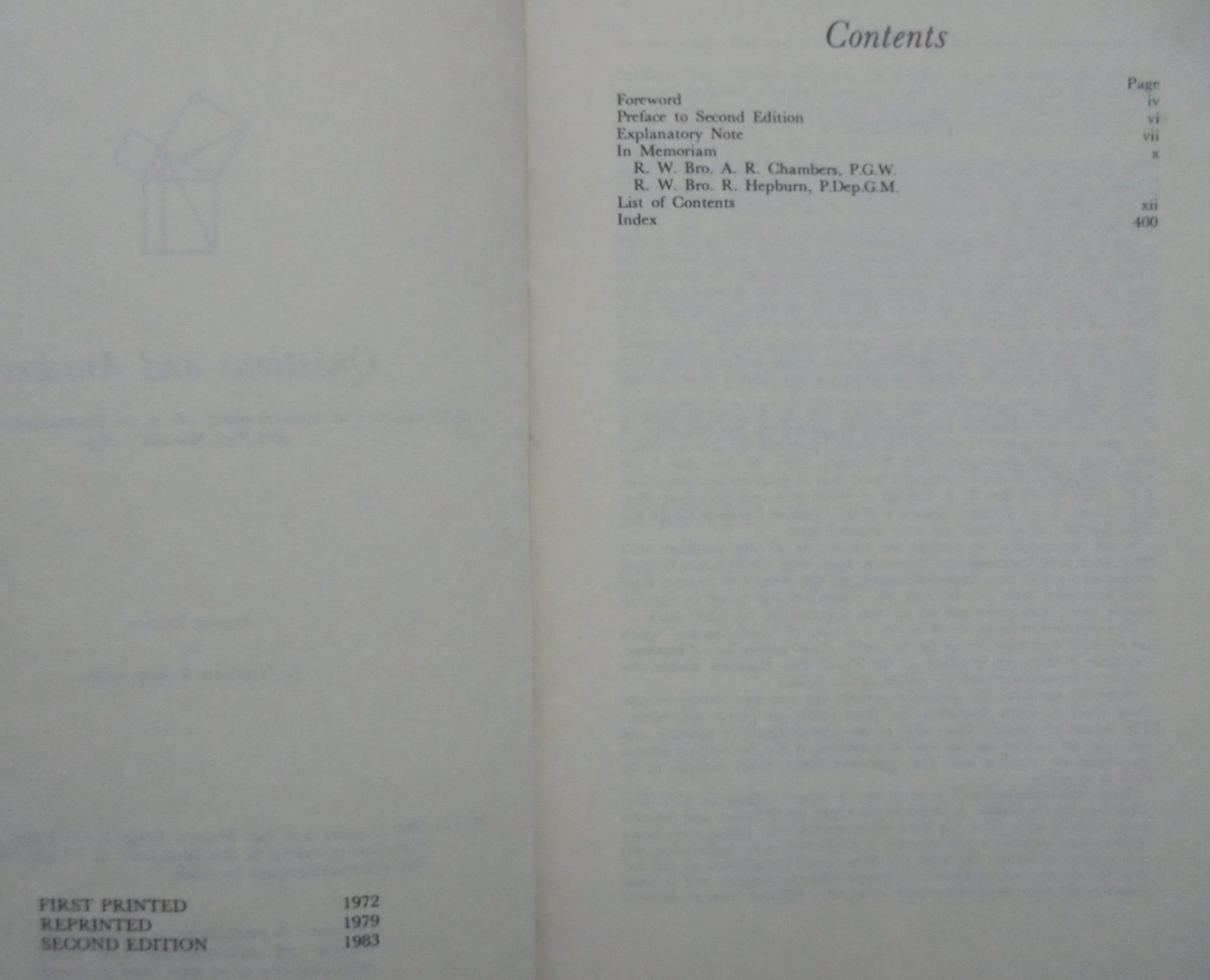 Masters and Past Masters Lodge No. 130 Questions and Answers The Questions and Answers Dealt with in the Transactions of the Master' and Past Masters' Lodge by R Hepburn.