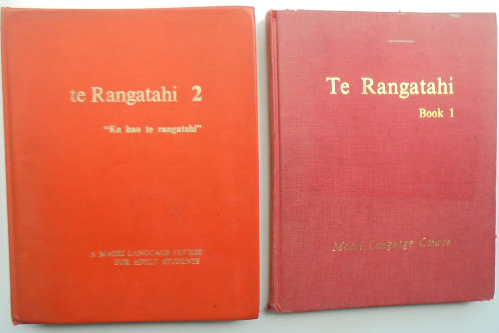 Te Rangatahi Book 1. Te Rangatahi book 2. Maori Language Course. 2 books