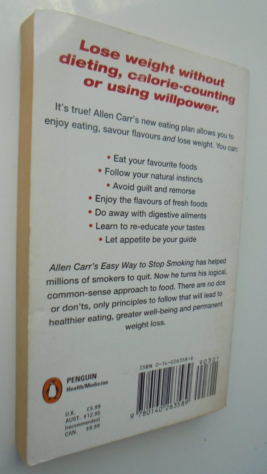 Accidentally Overweight. Allen Carr's Easyweigh to Lose Weight. 2 books