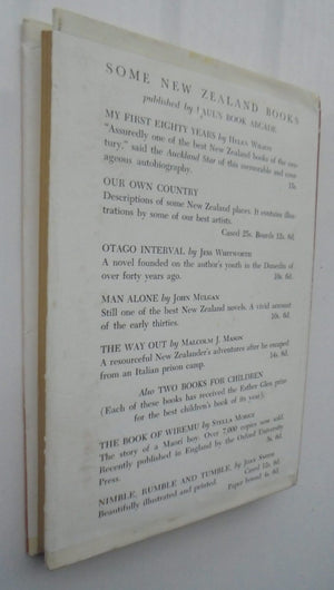 Growing Up in the Forty Mile Bush By Harry Combs. SIGNED BY AUTHOR.