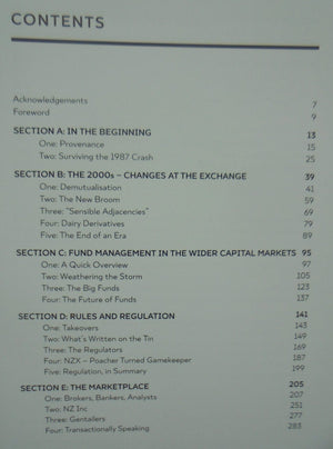 Stories from the Marketplace: Celebrating 150 Years of New Zealand's Stock Exchange by Michael Larsen.