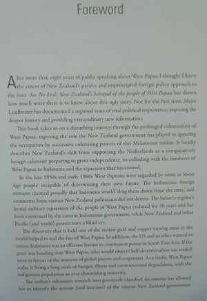 See No Evil New Zealand's betrayal of the people of West Papua By Maire Leadbeater.