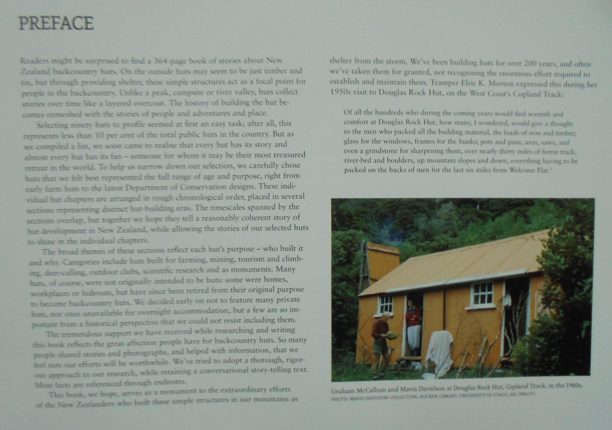 Shelter from the Storm The Story of New Zealand's Backcountry Huts By Shaun Barnett, Rob Brown, Geoff Spearpoint.