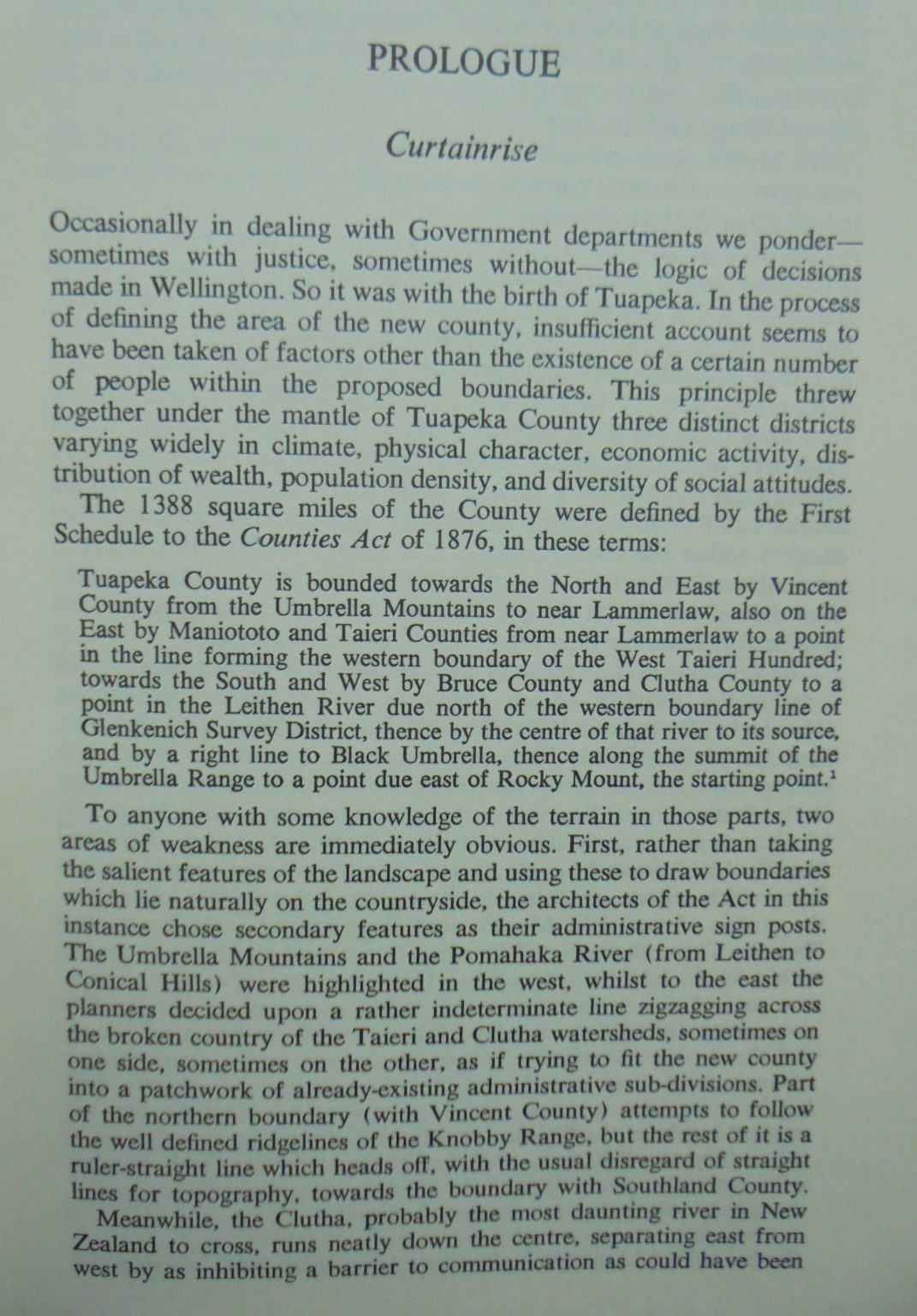 Hammer & Tap : Shaping Tuapeka County 1876-1976. By Robin Marks.