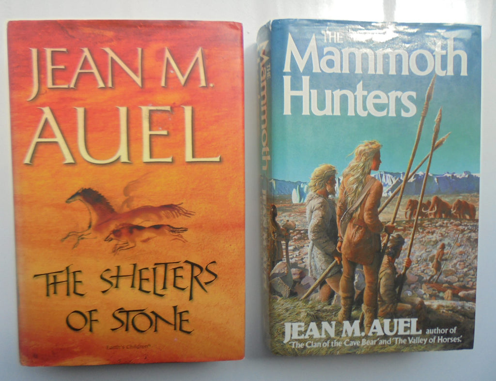 The Mammoth Hunters Earth's Children. The Shelters of Stone. H/B 1st editions.