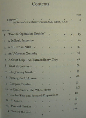 Nautilus 90 North. By Cmdr. William R. Anderson. first nuclear submarine. 1st edition