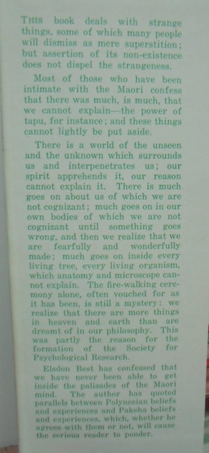 The Maori Tohunga and His Spirit World by Johannes C. Andersen.