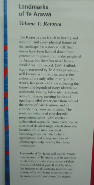 Landmarks of Te Arawa Volume 1: Rotorua by D M Stafford.