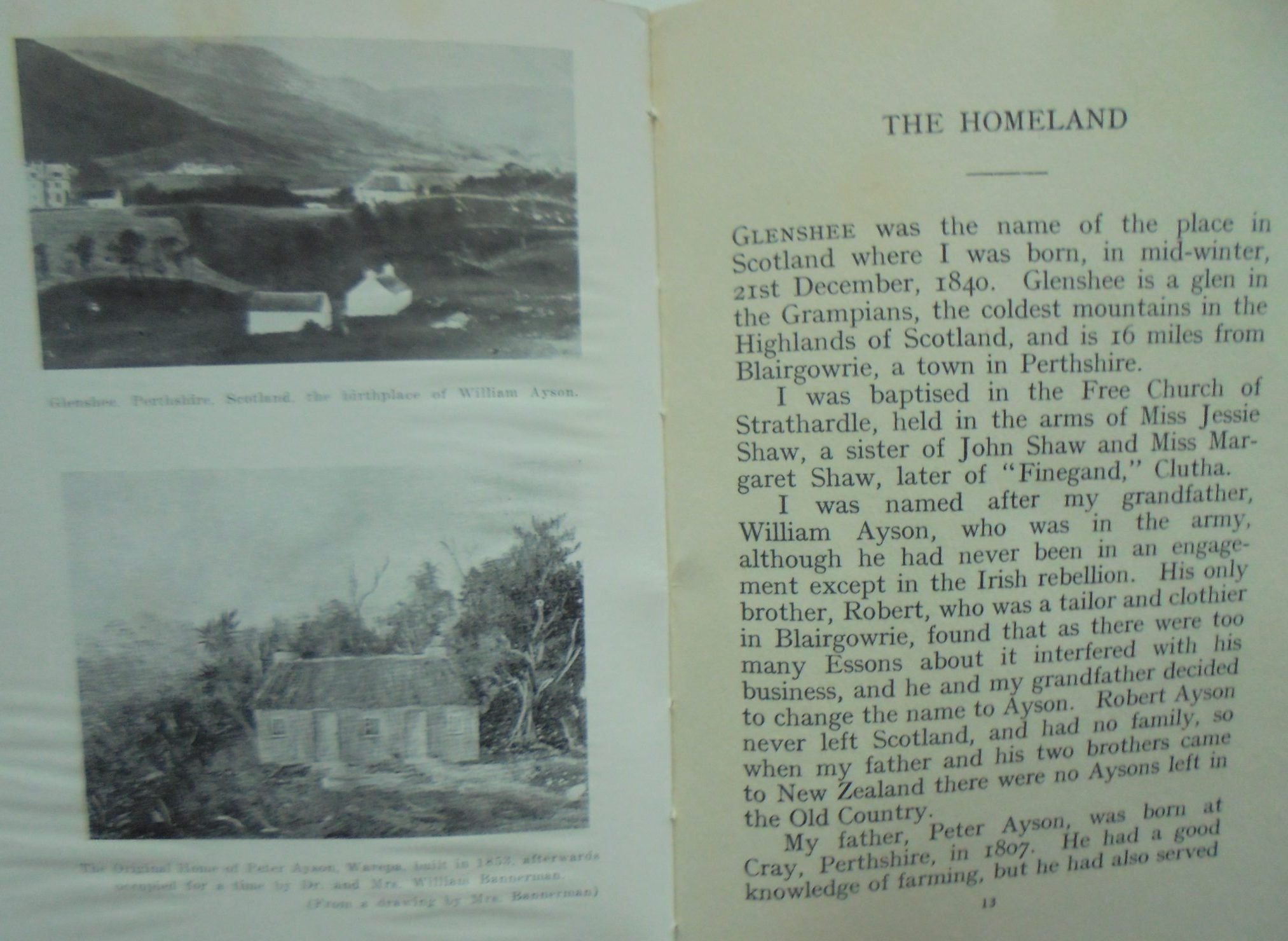 Pioneering in Otago, The Recollections of William Ayson Set Down In His 97th Year.