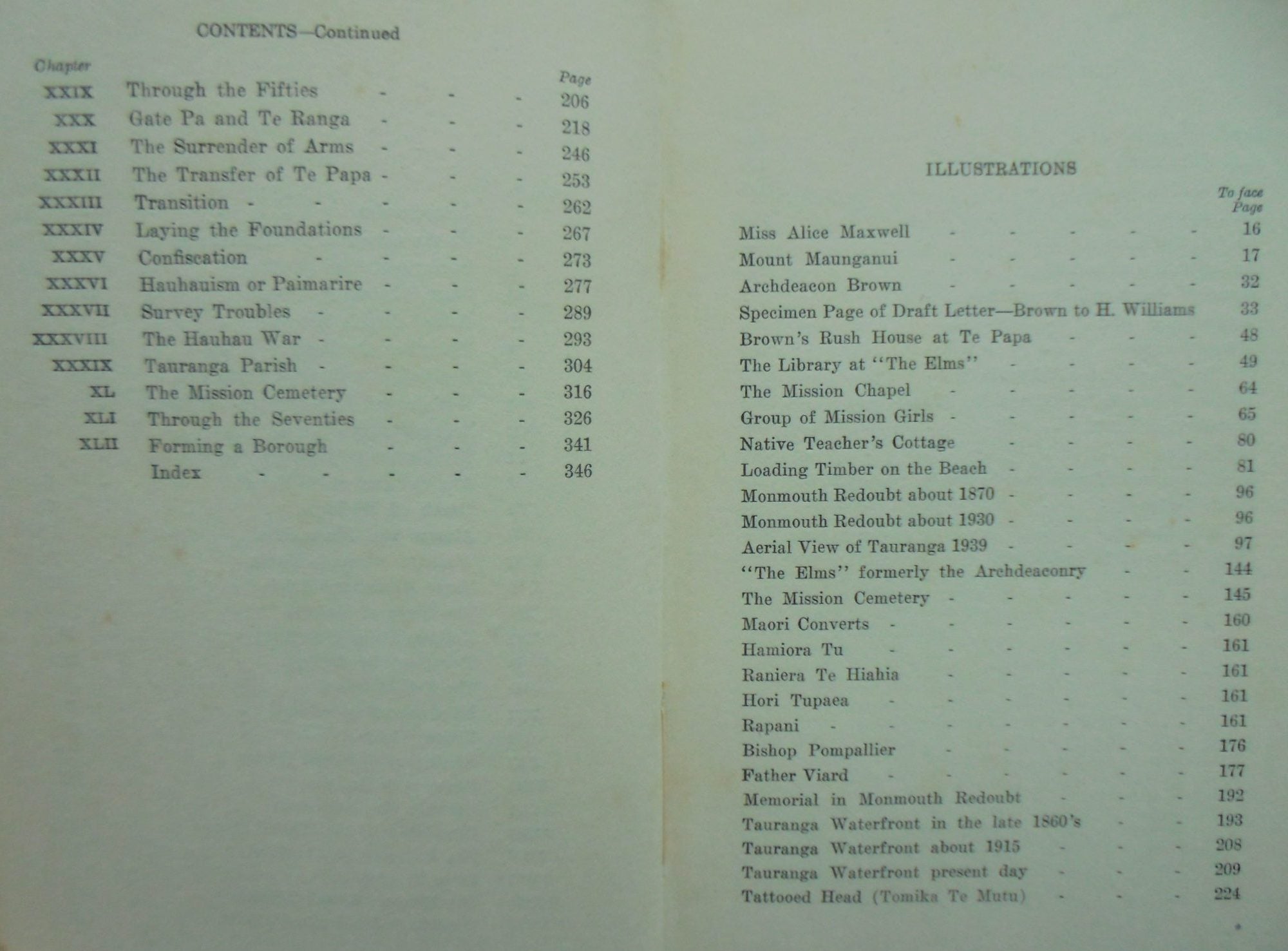 A Centennial History of Tauranga by W H Gifford & H. Bradley Williams.