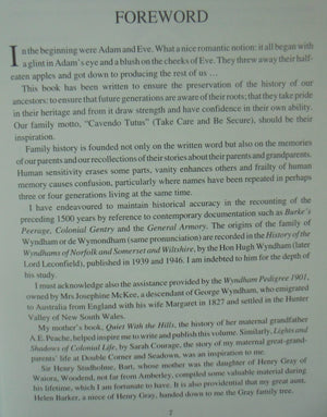 Take Care and be Secure a Canterbury Farming Dynasty: A Canterbury Farming Dynasty By Wyndham Gray. SIGNED BY AUTHOR.