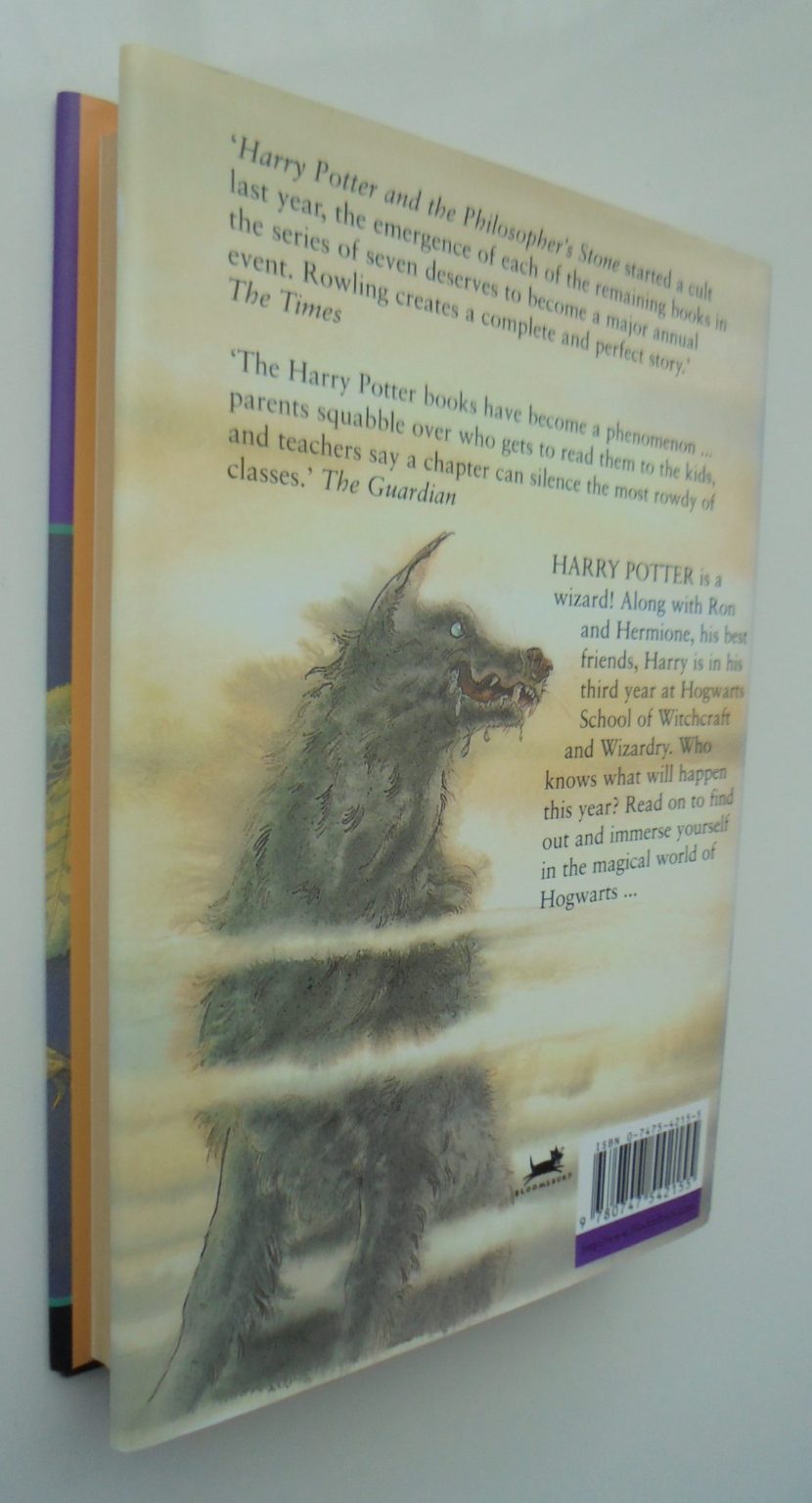 Harry Potter and the Prisoner of Azkaban. Hardback, 1st UK Edition, 9th print