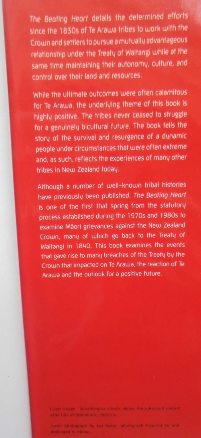 The Beating Heart A Political and Socio-economic History of Te Arawa By Vincent O'Malley, David Anderson Armstrong.