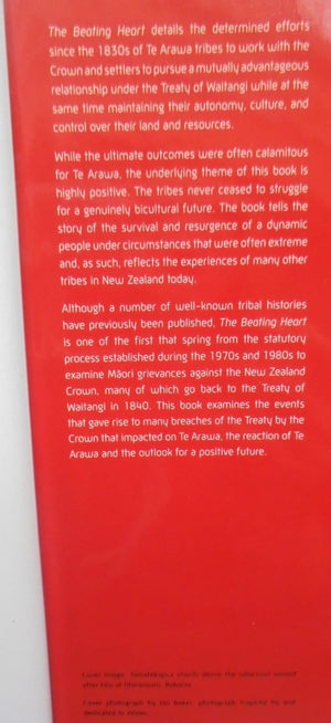 The Beating Heart A Political and Socio-economic History of Te Arawa By Vincent O'Malley, David Anderson Armstrong.