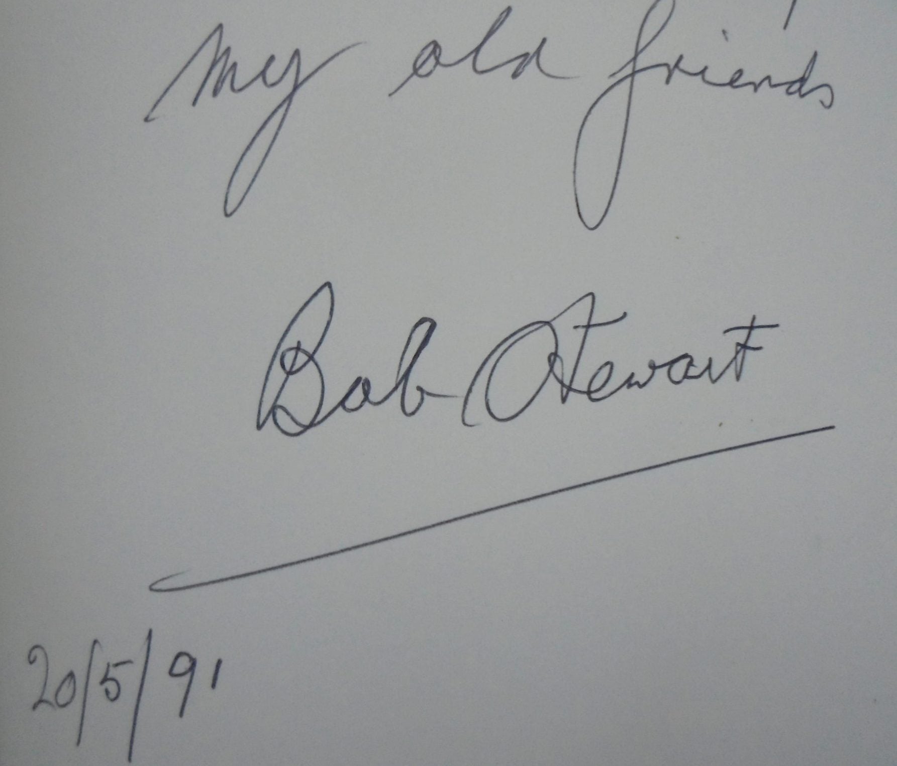 From Tin Shed to Knighthood. SIGNED BY AUTHOR Bob Stewart.