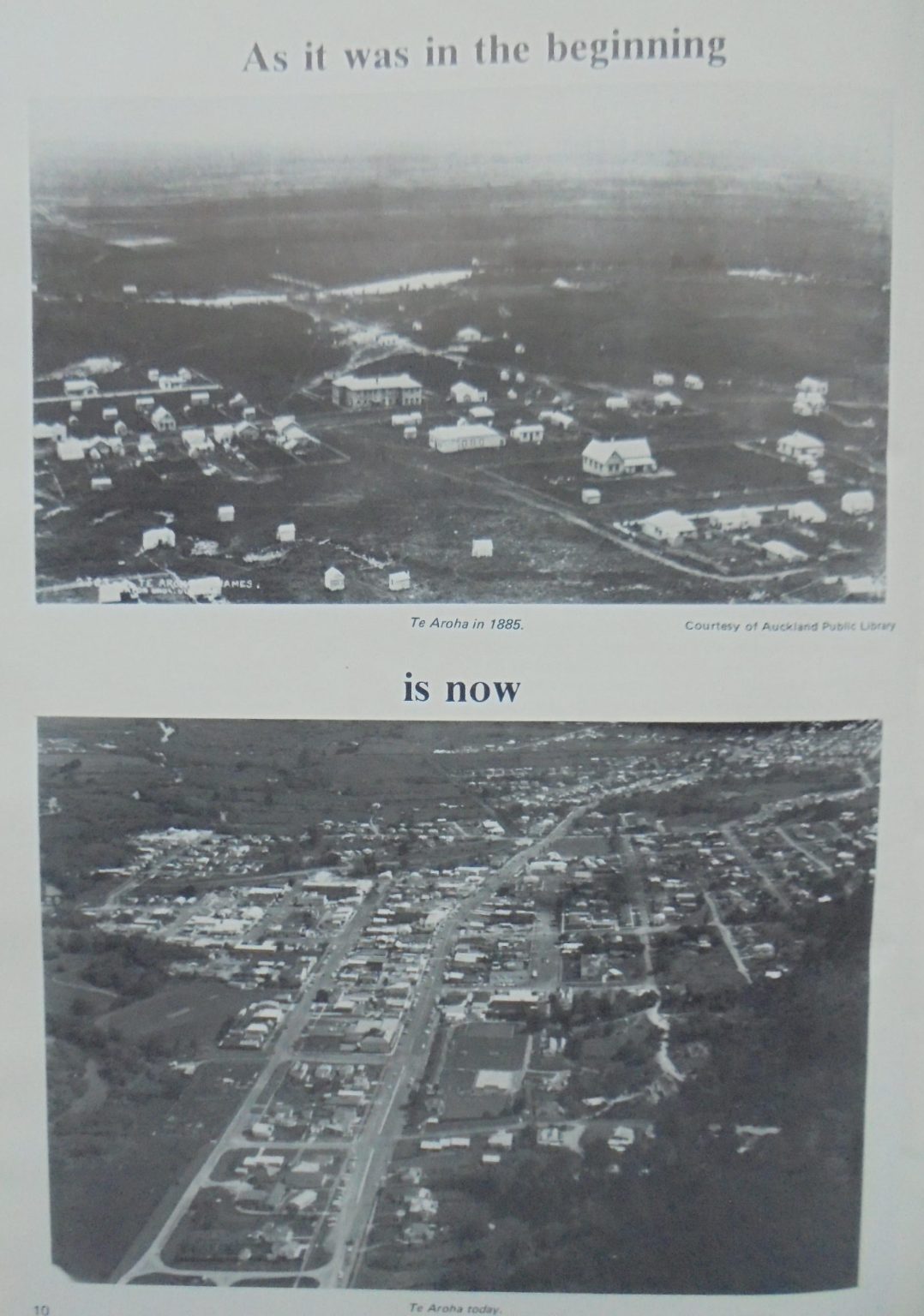 This Is Te Aroha 1880 - 1980 ; The story of the founding of Te Aroha and it's surrounding districts , by C. Kingsley - Smith . Edited by Archdeacon R.J. Nicholson .