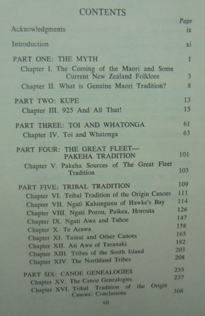 The Great New Zealand Myth: A study of the discovery and origin traditions of the Maori. by D.R. Simmons.