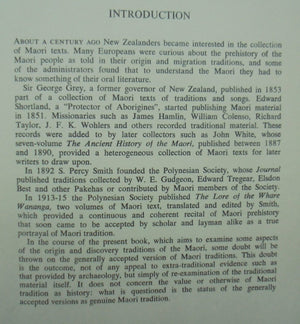 The Great New Zealand Myth: A study of the discovery and origin traditions of the Maori. by D.R. Simmons.