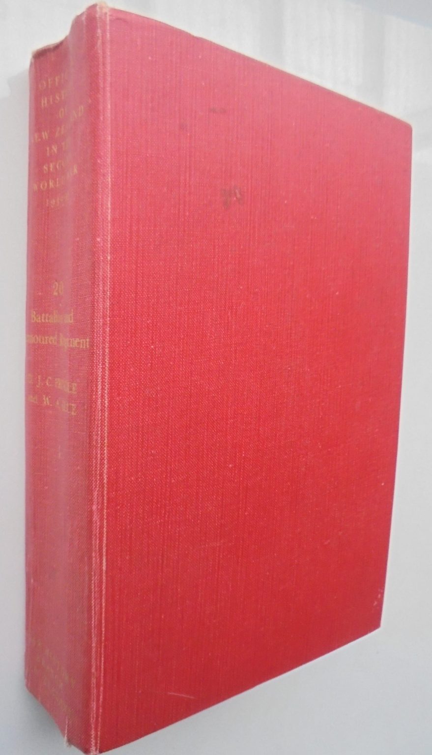 20 Battalion and Armoured Regiment. Official History of New Zealand in the Second World War 1939- 45 by D.J.C. Pringle and W.A. Glue.