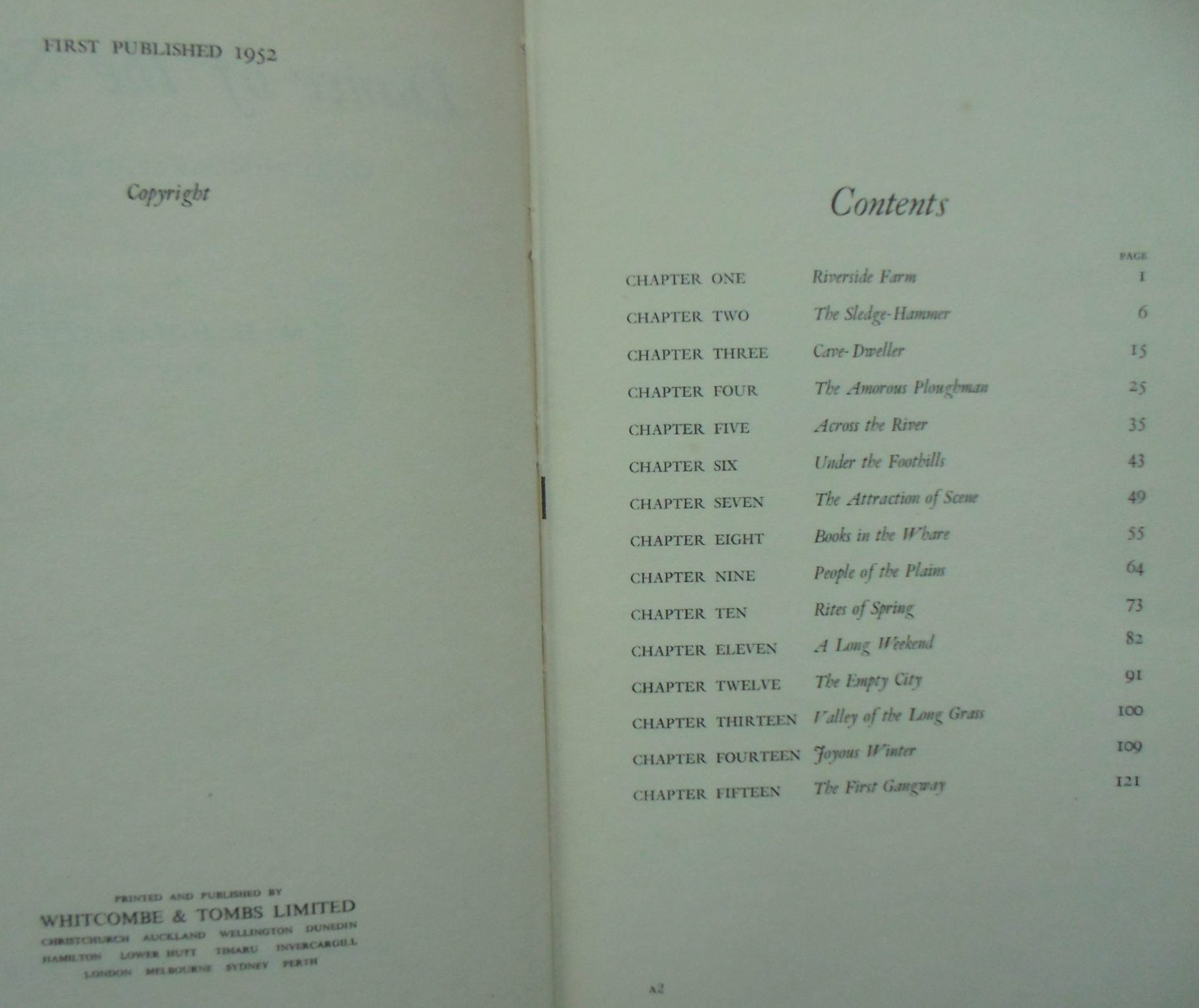 Dance of the Seasons. An Autobiographical Essay by M. H. Holcroft.