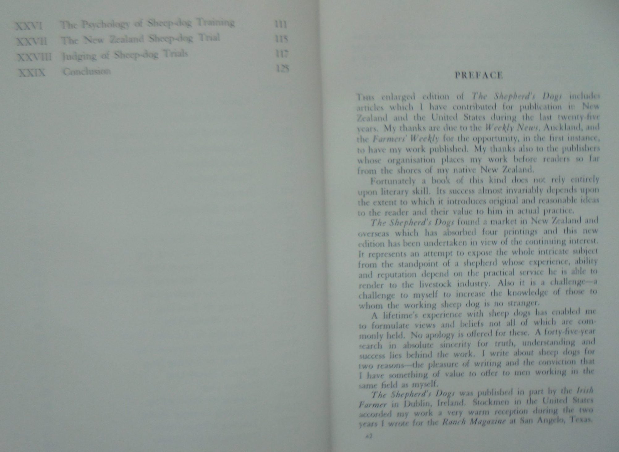 The Shepherd's Dogs Their Training for Mustering and Trial Work By C.W.G. Hartley.