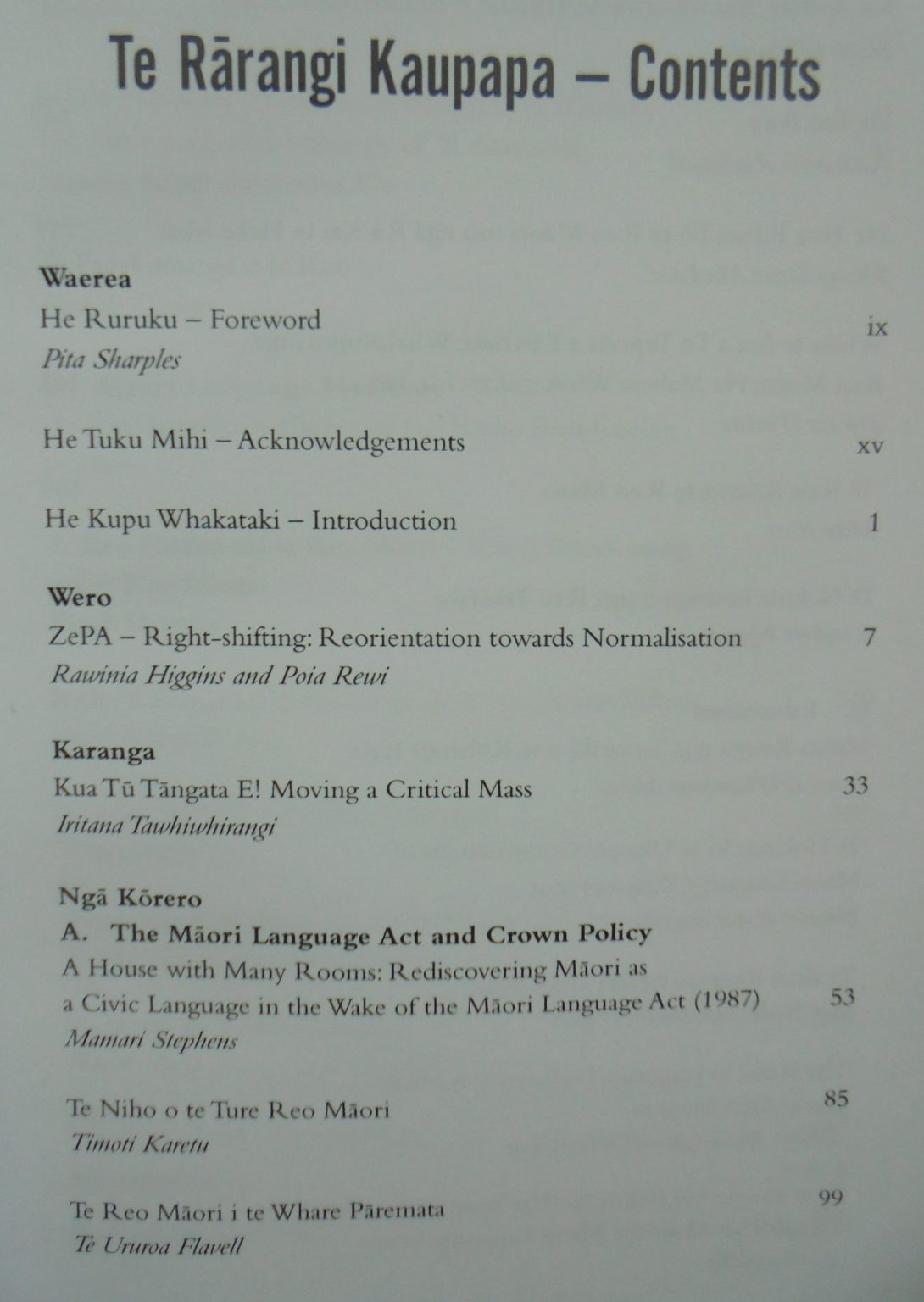 The Value of the Maori Language vol 2. By Rawinia Higgins, Poia Rewi.