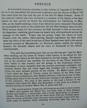 Legends of the Maori: Mythology, Folk-Lore, Tradition and Poetry (1930) Author(s): Maui Pomare and James Cowan. Two volumes