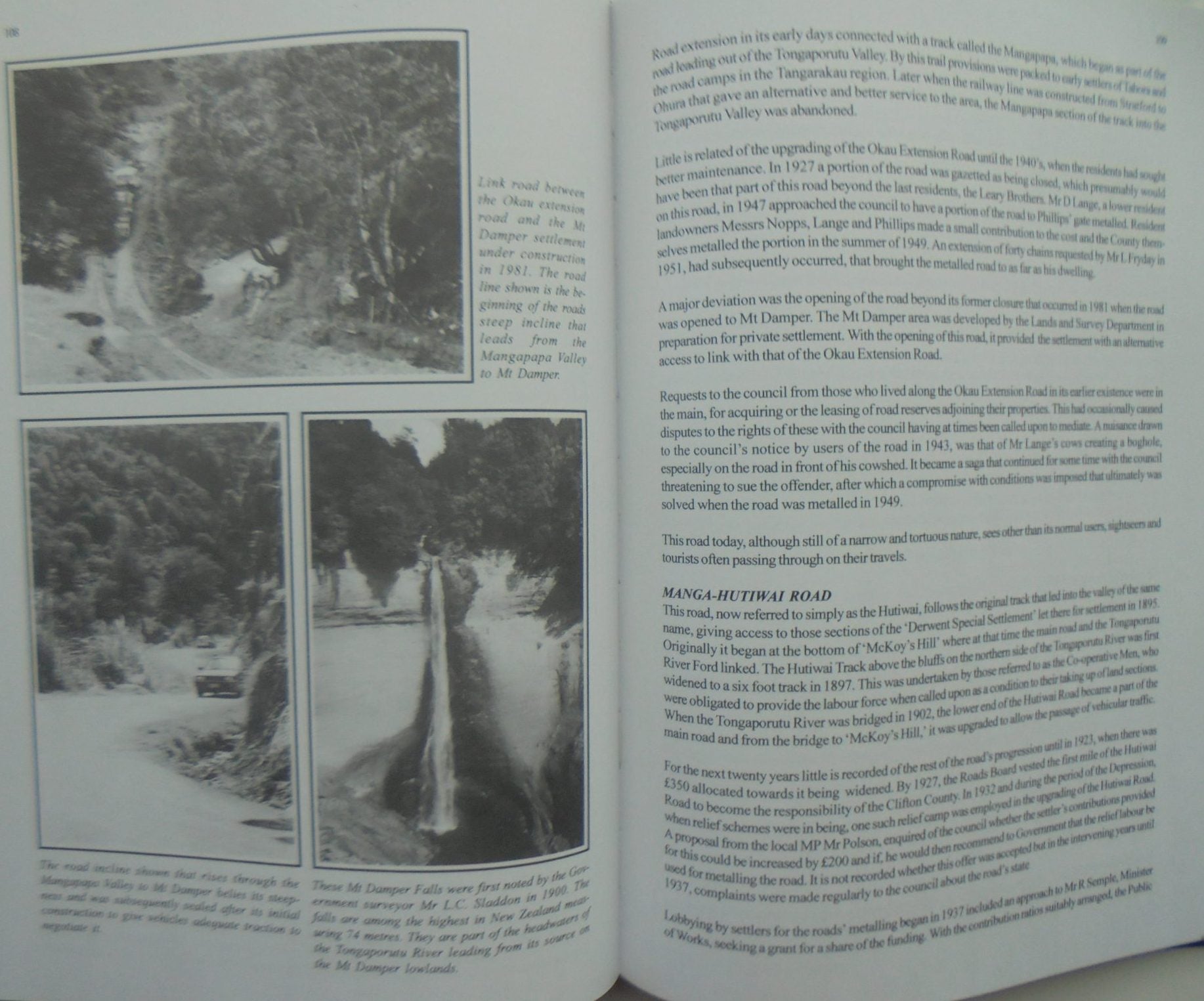 The Tongaporutu River Valley: A History of the Combined Districts of Tongaporutu, Ahititi, Okau, Kotare, Rerekapa BY Brian E. Gray.