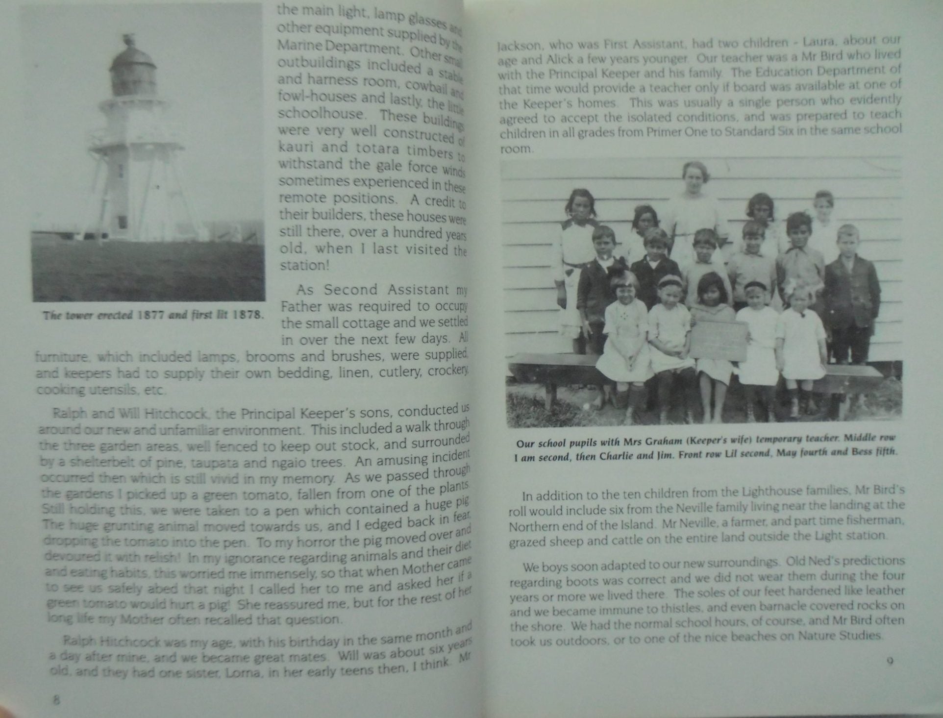 Man the Light!: The Life Story of Thomas Smith, His Family and Their Service in New Zealand Lighthouses by Thomas Smith. First Edition. SIGNED BY AUTHOR, VERY SCARCE.