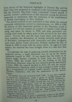 Historic Poverty Bay and the East Coast, N.I., N.Z. By J A Mackay.