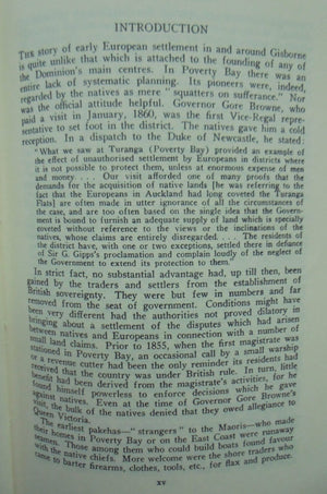 Historic Poverty Bay and the East Coast, N.I., N.Z. By J A Mackay.