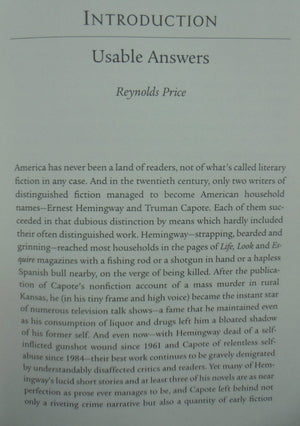 The Complete Stories By Truman Capote. Reynolds Price (Introduction by)