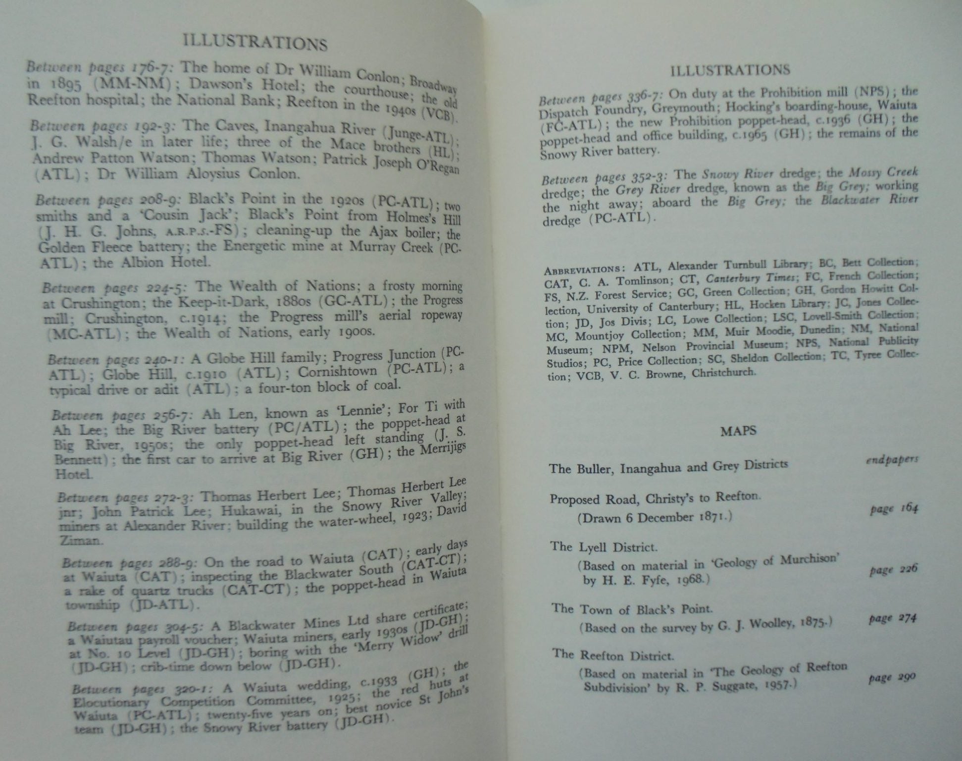 The Golden Reefs: An Account of the Great Days of Quartz-Mining at Reefton, Waiuta and the Lyell by Darrell Latham.